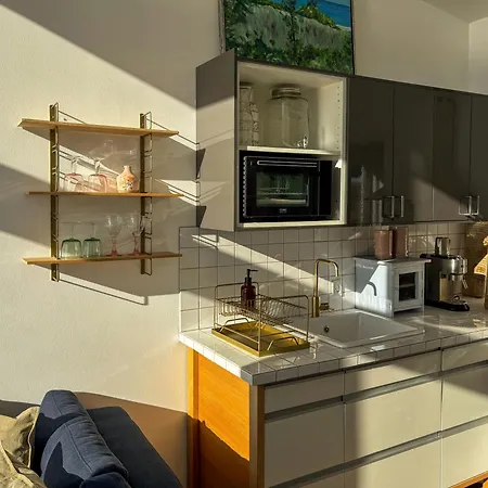 Tatil Evi Front Row With Sunset On Odden *