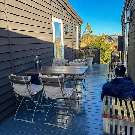 Front Row With Sunset On Odden