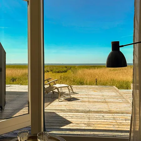 Front Row With Sunset On Odden Tatil Evi Yderby